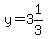 y=3%261%2F3