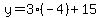 y=3%28-4%29%2B15