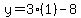 y=3%281%29-8