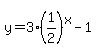 y=3%281%2F2%29%5Ex-1