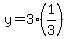 y=3%281%2F3%29