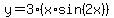 y=3%28x%2Asin%282x%29%29