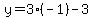 y=3%2A%28-1%29-3