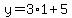 y=3%2A1%2B5