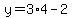 y=3%2A4+-2