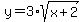 y=3%2Asqrt%28x%2B2%29