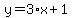 y=3%2Ax%2B1