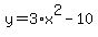 y=3%2Ax%5E2-10