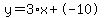 y=3%2Ax+%2B+-10