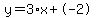 y=3%2Ax+%2B+-2