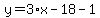 y=3%2Ax-18-1