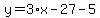 y=3%2Ax-27-5