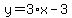 y=3%2Ax-3