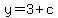 y=3%2Bc