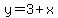 y=3%2Bx