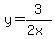 y=3%2F%282x%29