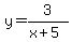 y=3%2F%28x%2B5%29
