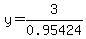 y=3%2F0.95424