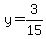 y=3%2F15