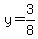 y=3%2F8