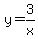 y=3%2Fx