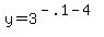 y=3%5E%28-.1-4%29