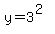 y=3%5E%282%29