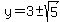 y=3+%2B-+sqrt%285%29