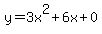 y=3+x%5E2%2B6+x%2B0