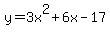 y=3+x%5E2%2B6+x-17
