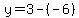 y=3-%28-6%29