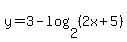 y=3-log%282%2C%282x%2B5%29%29