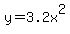 y=3.2x%5E2