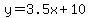 y=3.5x%2B10