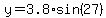 y=3.8%2Asin%2827%29