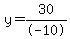 y=30%2F-10