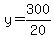 y=300%2F20