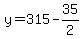 y=315-35%2F2