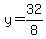 y=32%2F8