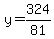 y=324%2F81