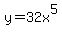 y=32x%5E5