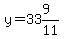 y=33%269%2F11