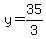 y=35%2F3