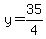y=35%2F4