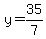 y=35%2F7