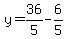 y=36%2F5-6%2F5