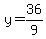 y=36%2F9