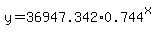 y=36947.342%2A0.744%5Ex
