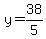 y=38%2F5