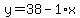 y=38-1%2Ax
